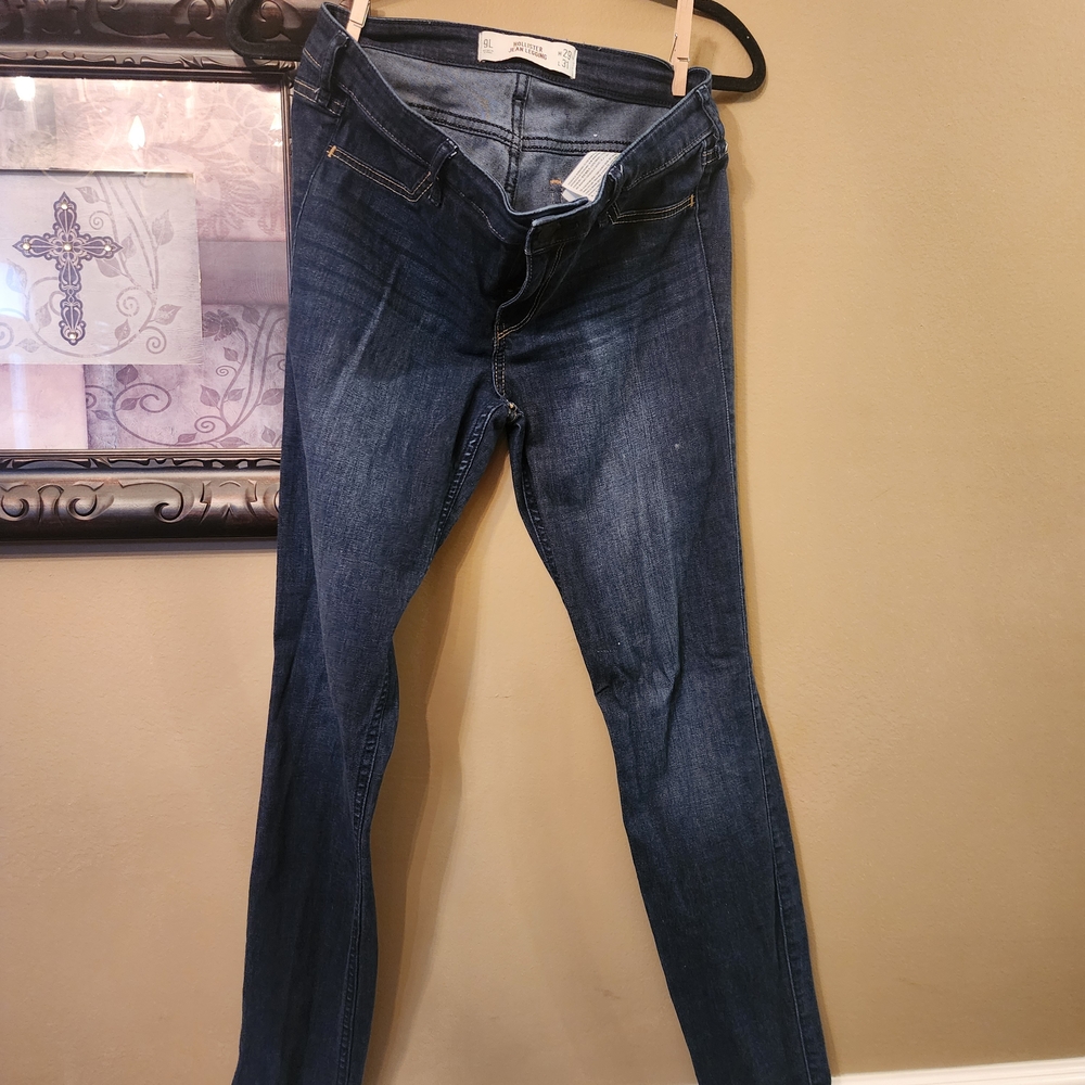 Hollister Dark Blue Boot Cut Jeans